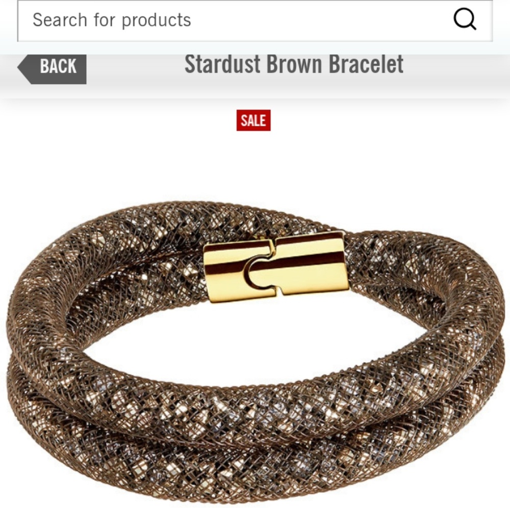 SWAROVSKI- STARDUST BROWN DOUBLE Bracelett